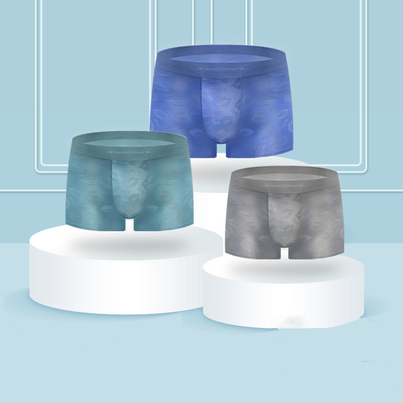 Title 4, Ice Silk Thin Breathable Cool Boy Shorts