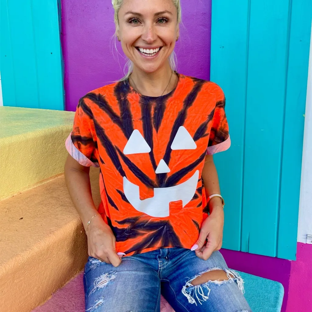Christmas 3D Crew Neck Pumpkin Top