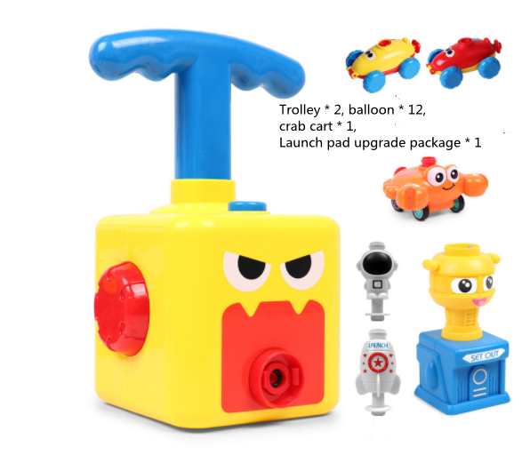 Power Balloon Launch Tower Toy Puzzle – A Yellow