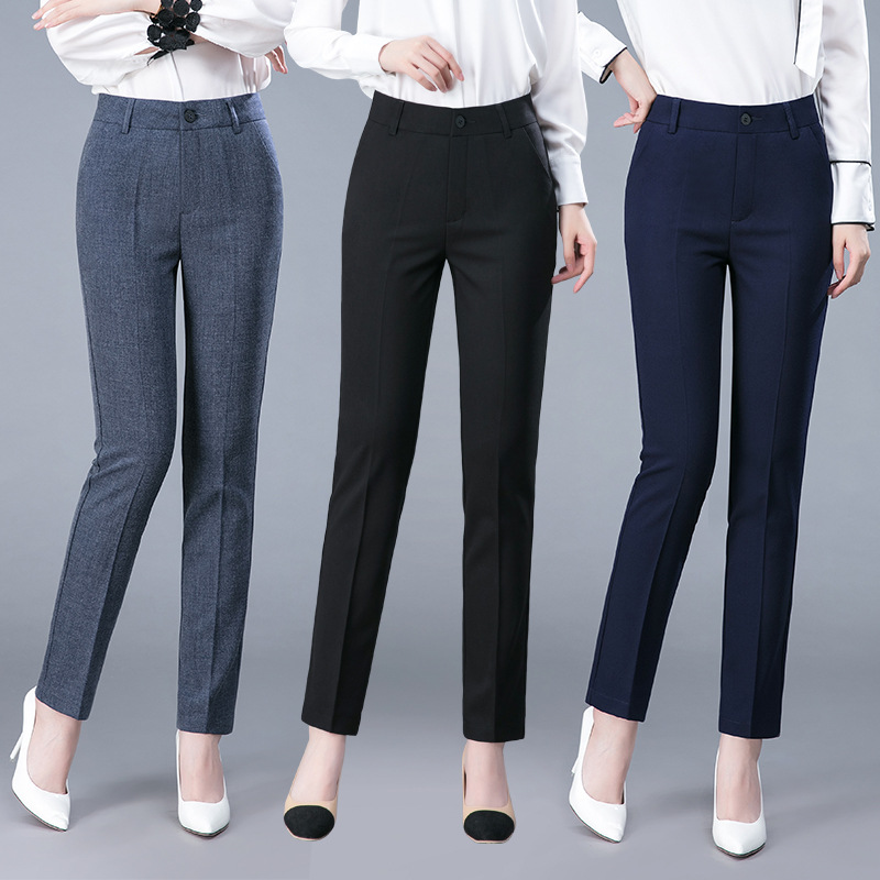 Women's Loose Casual Professional Suit Pants Straight OL