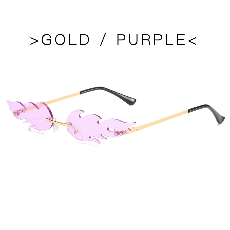 Gold Frame purple film