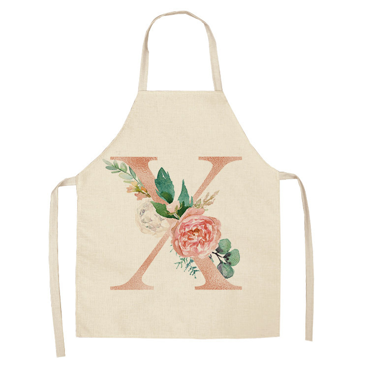 Title 19, Letter series cotton and linen apron