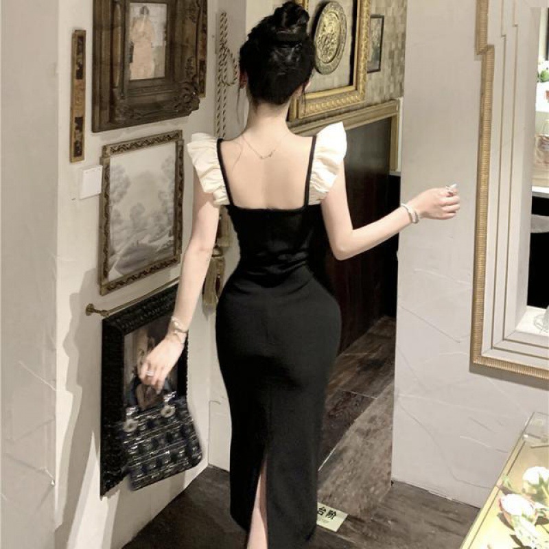 Title 4, New Fashionable Stringy Selvedge Sheath Dress