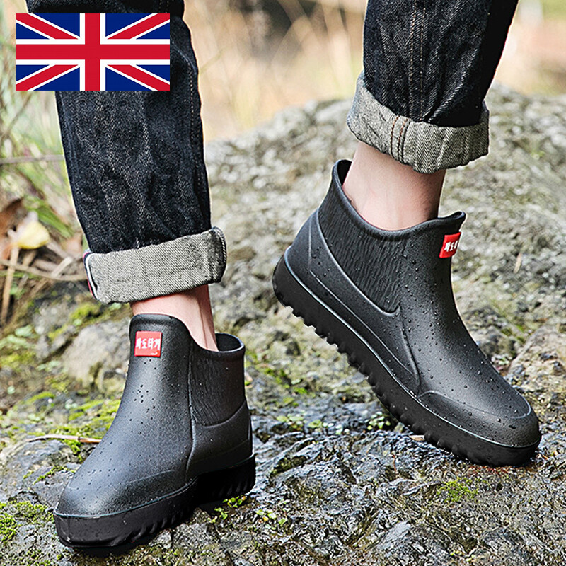 Mens wellington rain boots garden outdoor wellies boots