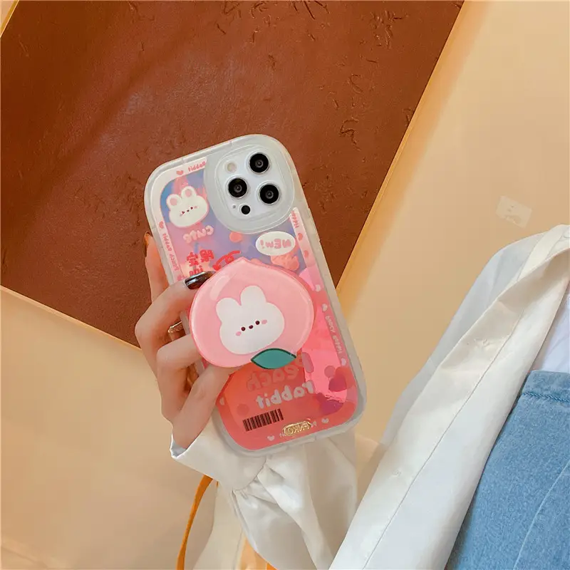 Suitable For 12 Peach Rabbit 11 ProMax Phone Case