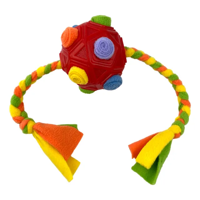 Pet Sniffing Ball Dog Puzzle IQ Training Bite Resistant Pet Supplies Red - Shop at LoveMi