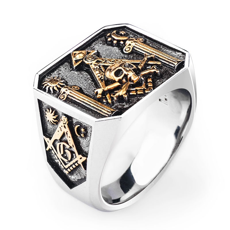 European And American Skull Personality Titanium Steel Punk Jewelry