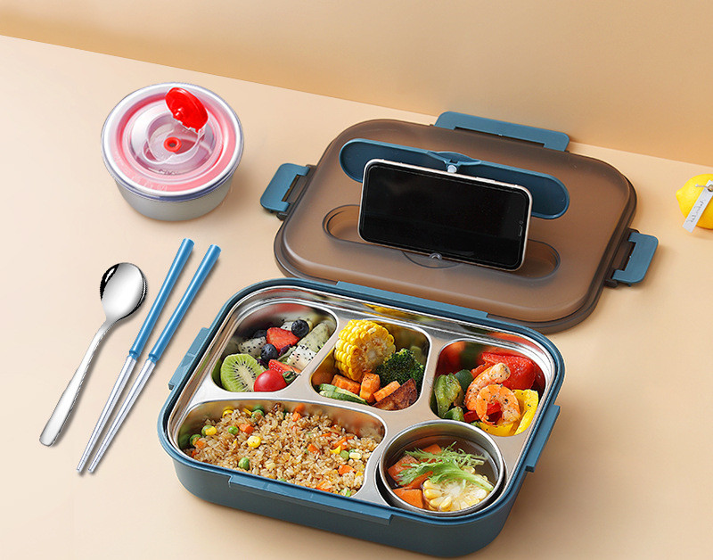 Title 8, 304 Stainless Steel Lunch Box, Fresh-keeping Bo...