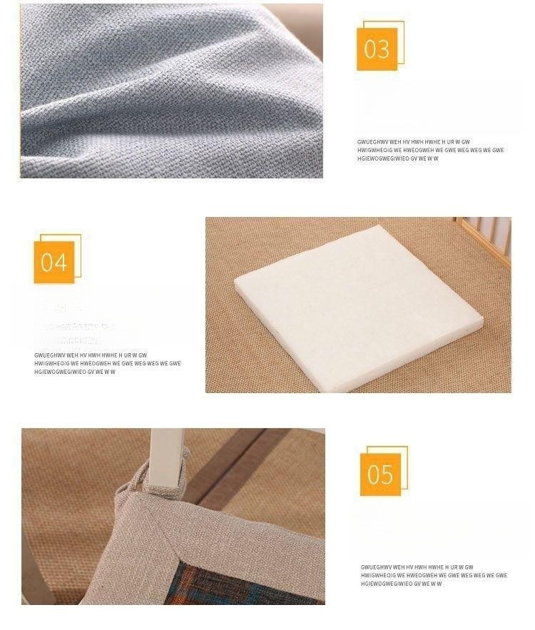 Title 9, Four Seasons Linen Breathable Seat Cushion Non ...