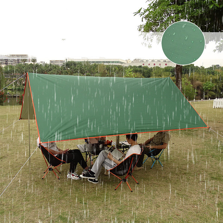 Canopy Outdoor Tent Portable Camping Square Plaid