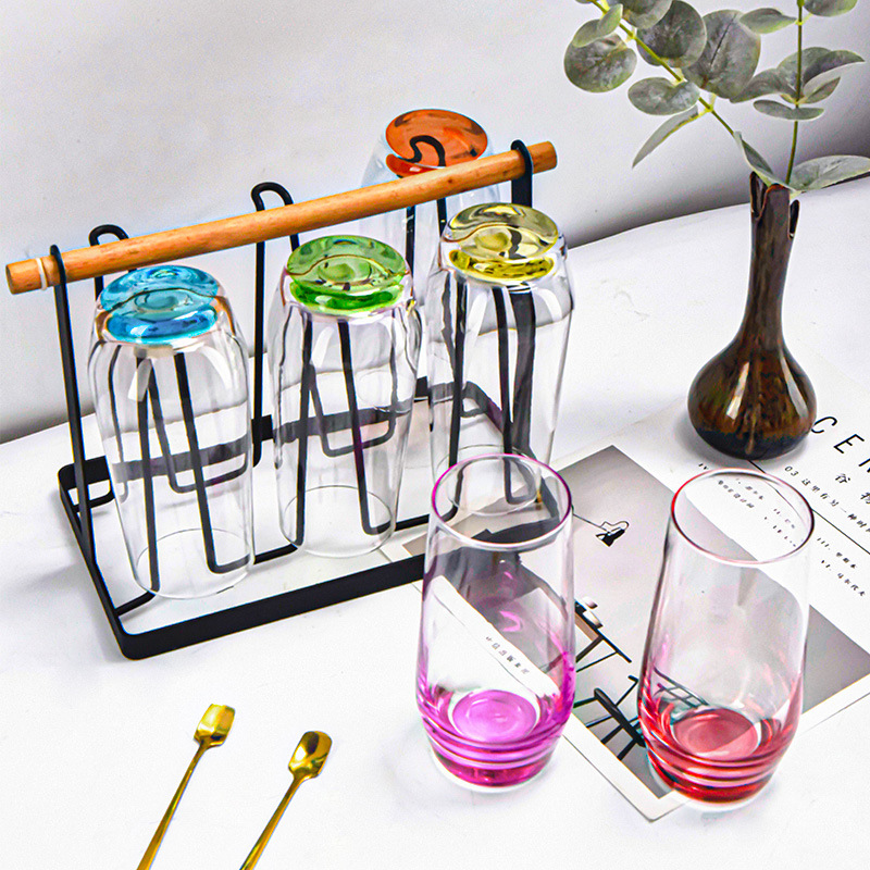 Transparent Teacup Drink Wine Glass Personalized Water Cup Set