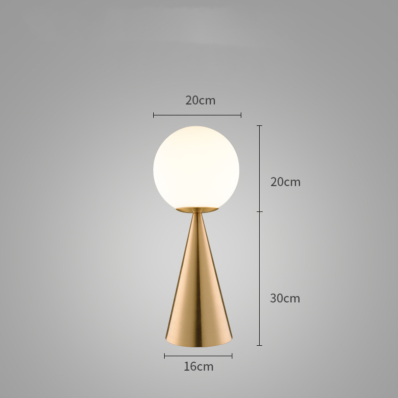 Cone table lamp