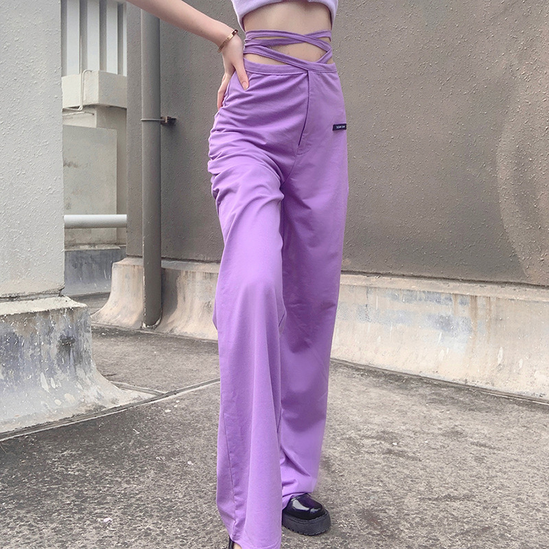 Title 4, All-match fashion casual straight pants