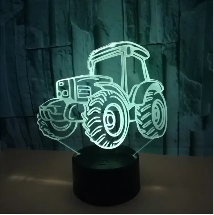 Colorful Touch Remote Control LED Visual Light