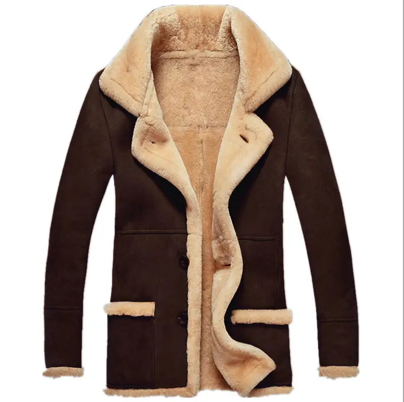 European And American Fur One Thick Coat Fleece Men's Jacket