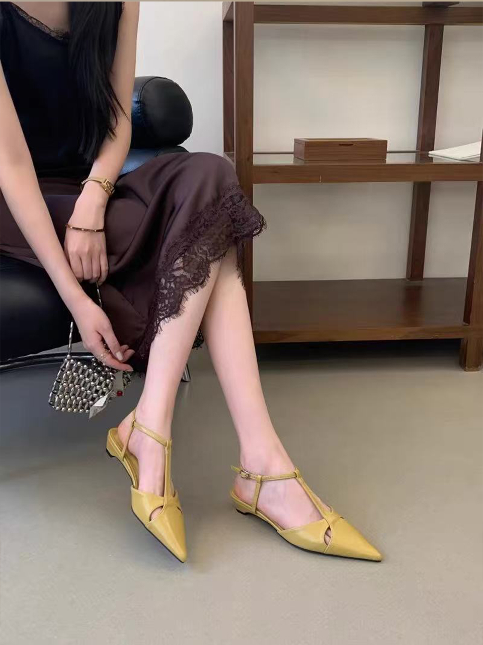 T-Strap Slingback Heels, picture 5 of 5