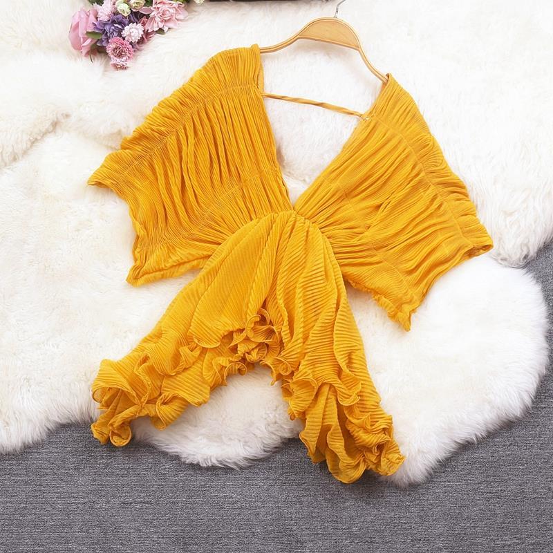 Chiffon V-Neck Blouse, picture 5 of 6