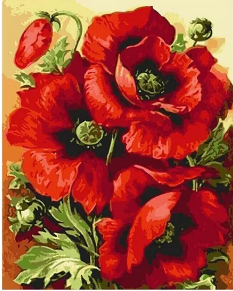 Digital Frame Oil Painting Coloring Painting Photo Color - Shop at LoveMi