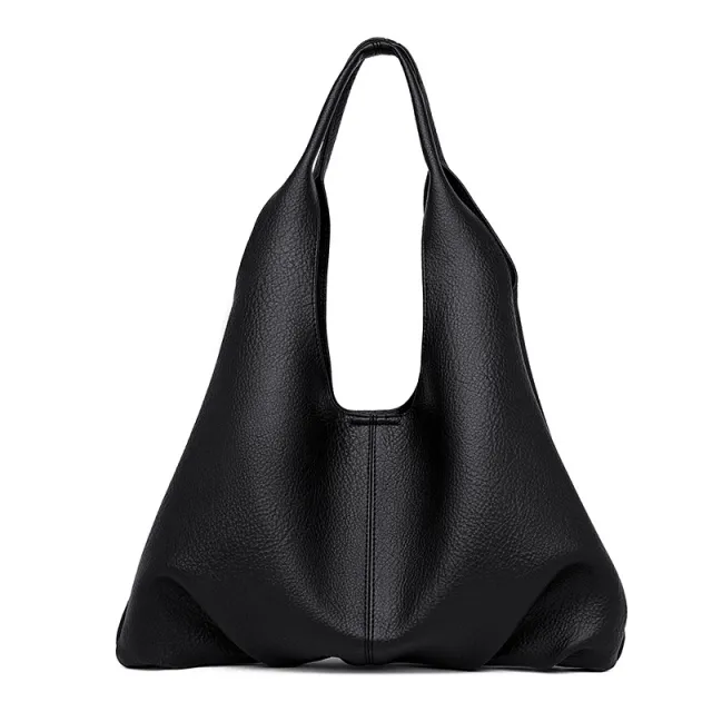 Ins Design Underarm Bags Fashion Solid Color Large Capacity Simple Shoulder Bag For Women Party Bags Black - Shop at LoveMi