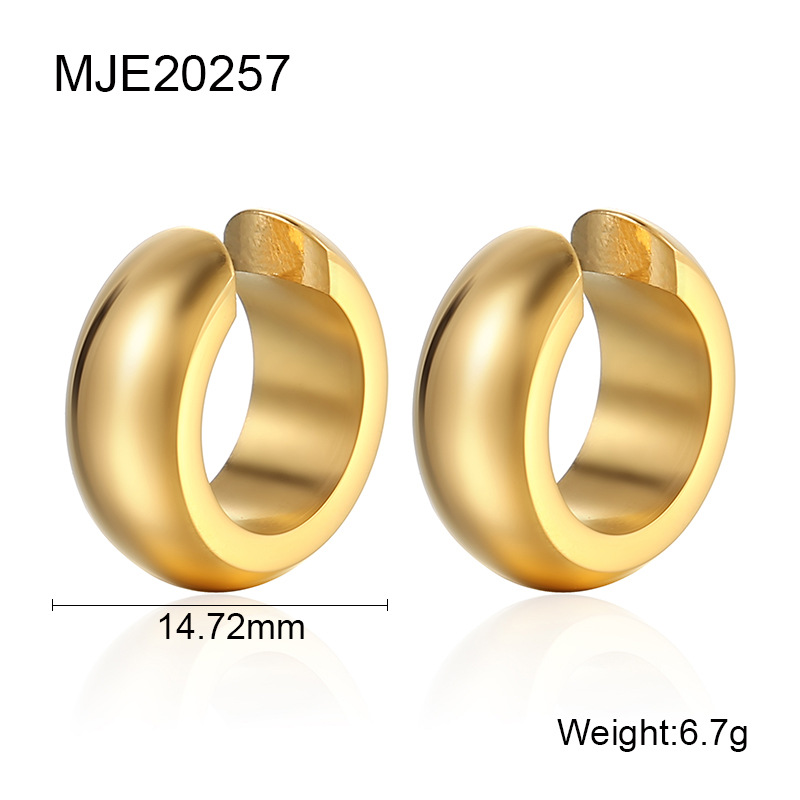 Title 5, No Pierced Gospel Simple Elegant Metal Ear Clip...