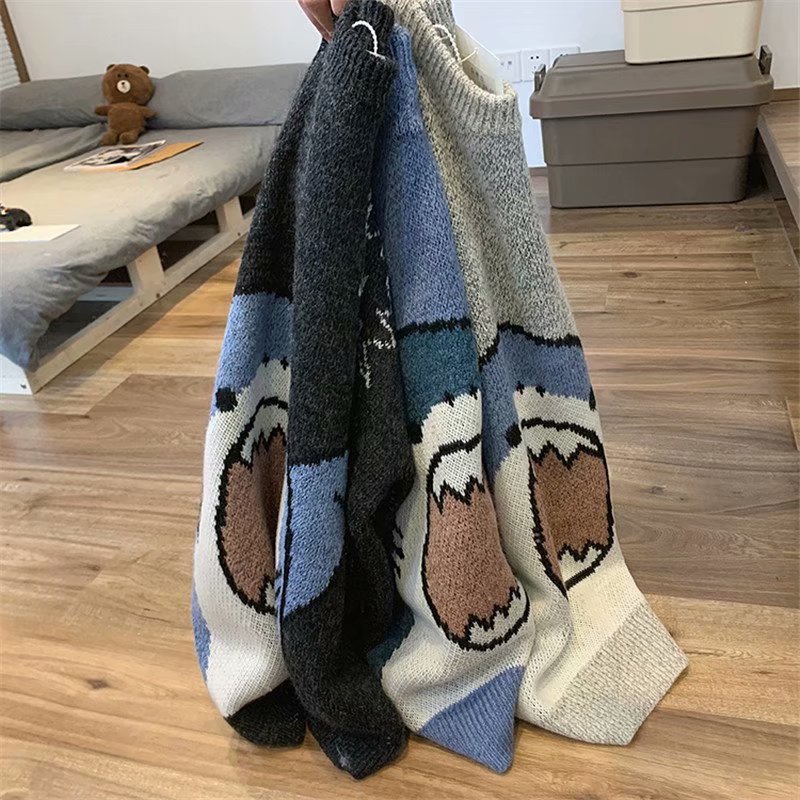 Autumn And Winter Thick Loose Personality Base Sweater