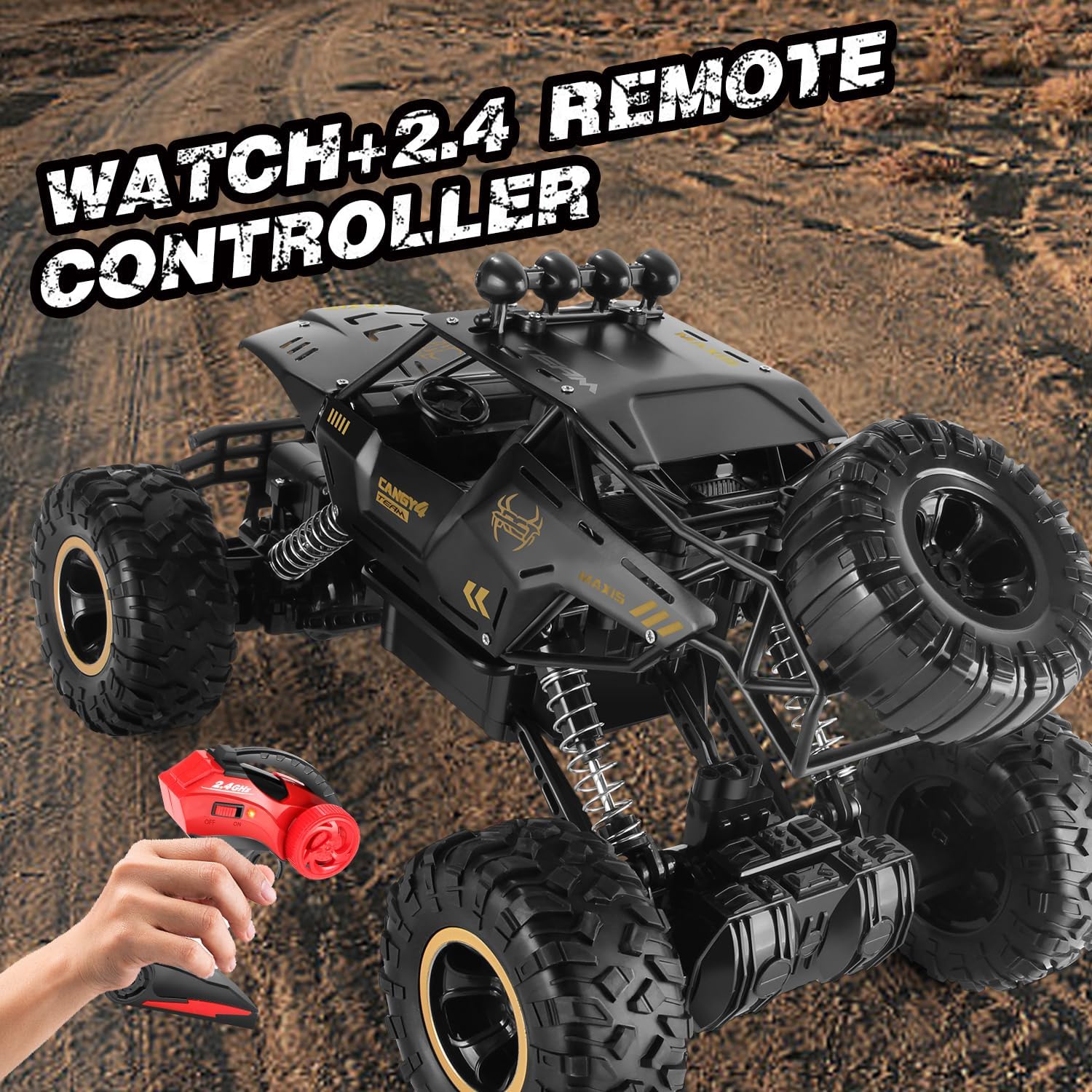 TEMU ne peut pas vendre. UK rc car rock crawler rechargeable off road truck 4WD – Image 7