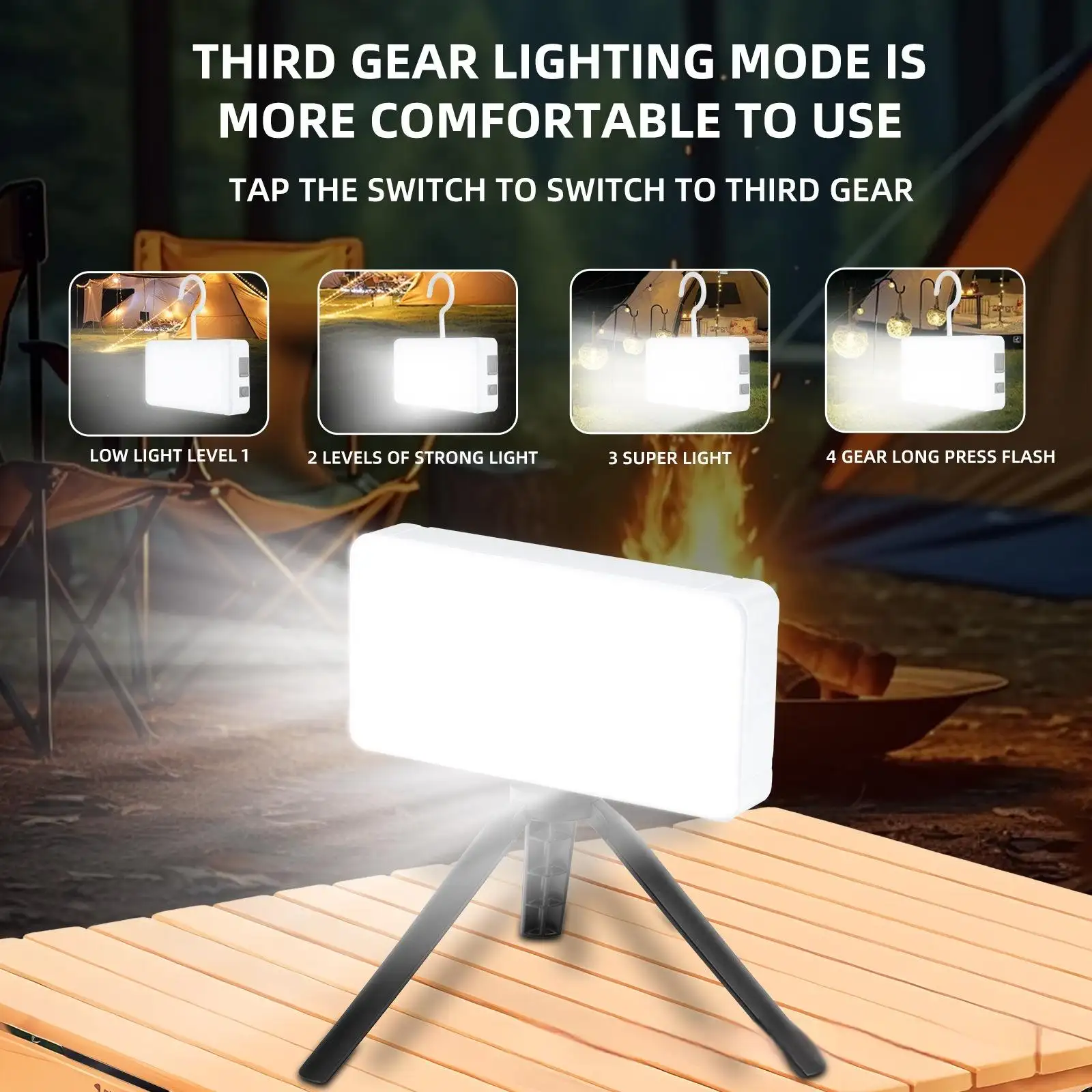 Camping Lamp With Long Battery Life, Ultra-Bright