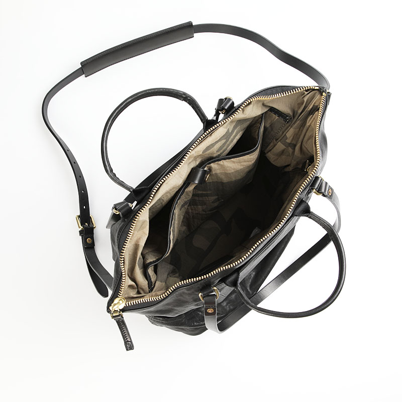 Daily Outdoor Large-capacity Travel Handmade Vegetable Tanned Cowhide Handbag Shoulder Tote Bag — foto 3