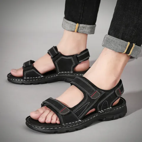 Summer Sandals Men's Velcro and Slippers