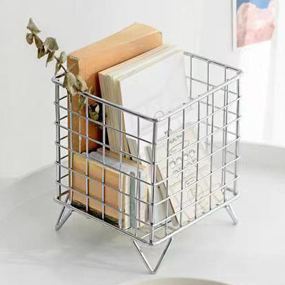 Tabletop Toys Iron Art Storage Basket Sticky Notes Clutter Box