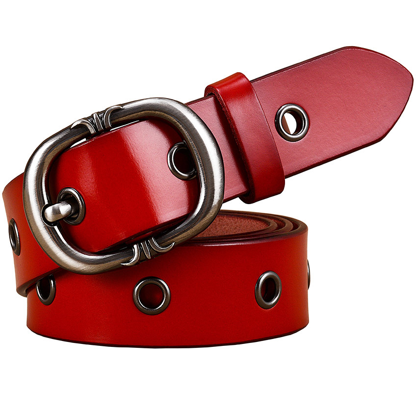 Title 4, Ladies Belt Leather Belt Fashion Two-layer Cowh...