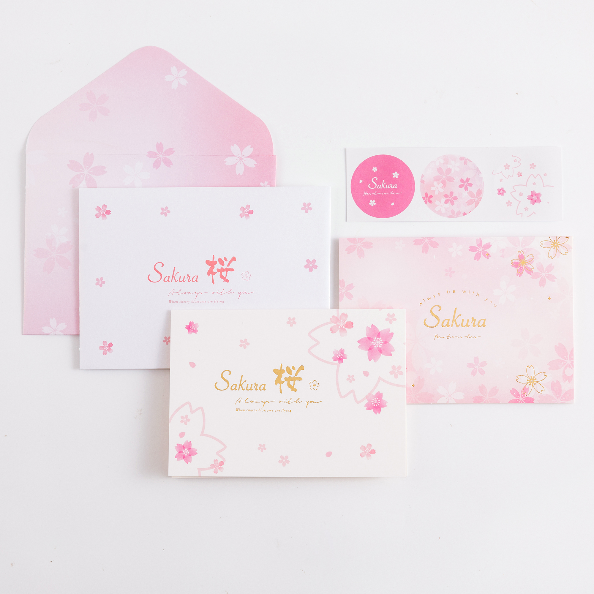 Greeting Card Set Series Hand Account Decorative Envelope