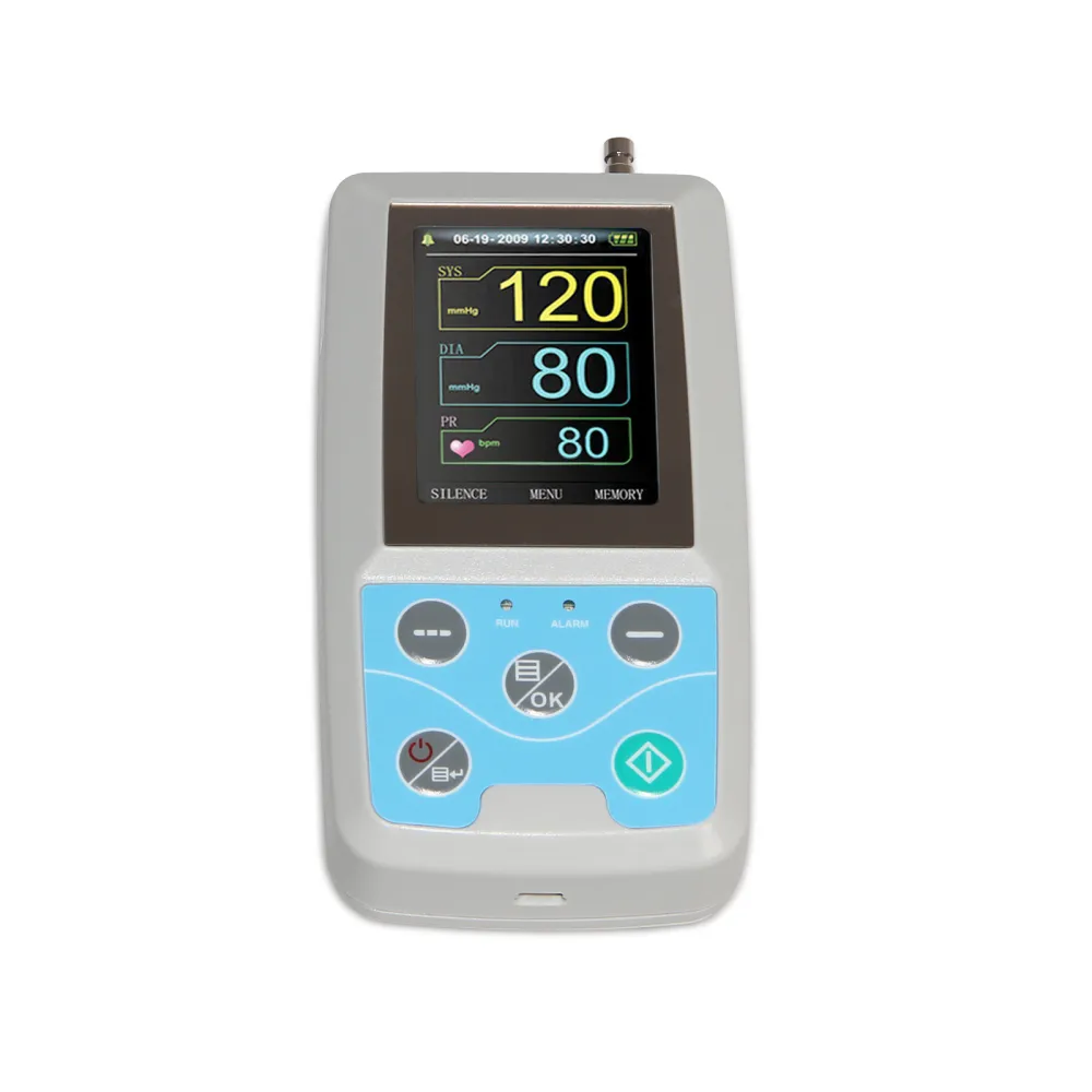 CE FDA Ambulatory Blood Pressure Monitor 24h NIBP Holter