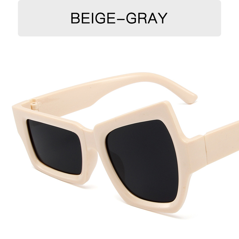 Beige frame grey slice