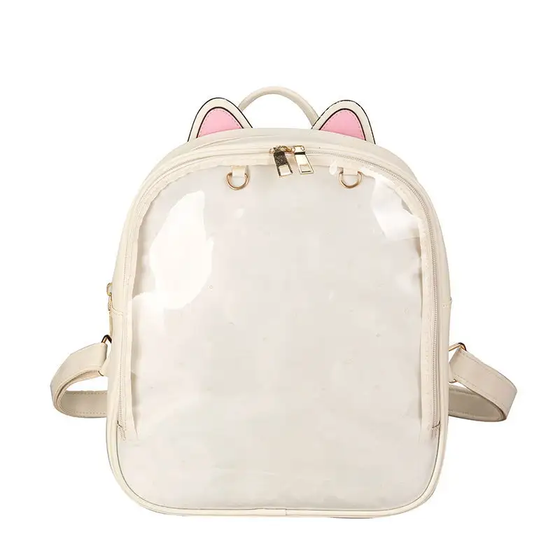 Korean Girls Transparent Candy Color Cute Student