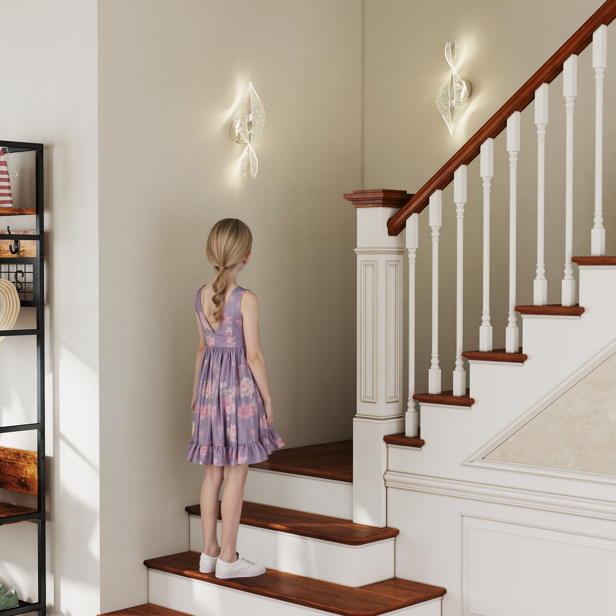 LED Wall Light 2-piece Set, 13W Modern Indoor Spiral Color Temperature — image 10