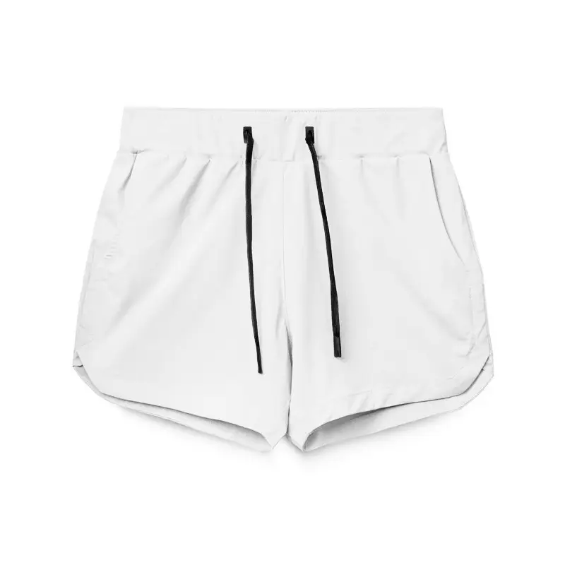 Single-layer Woven Quick-drying Solid Color Running Fitness Sports Leisure American Fifth Pants