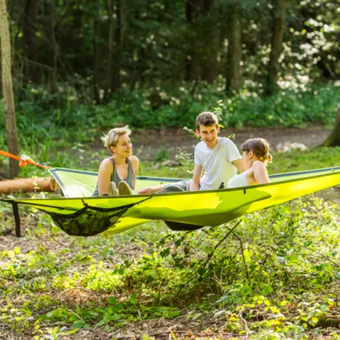 Multi-Person Hammock Three Point Design Portable Multi-functional Triangle Aerial