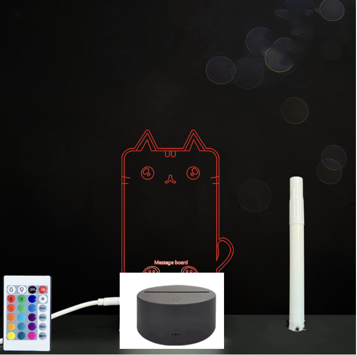 3D Acrylic Board Handwriting Message Board LED Light - Image 94