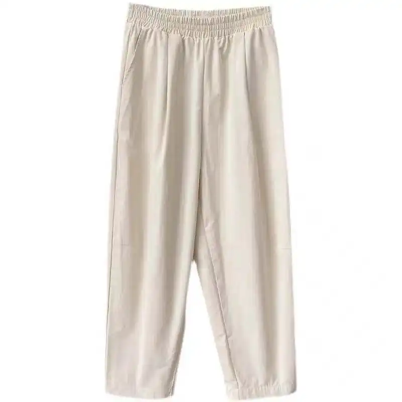 Loose Casual Women's Harem Pants With Elastic Waist