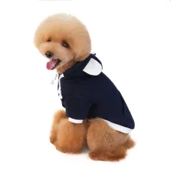 Pet Clothing Fleece Warm And Comfortable Dog Sweater - Blue - View 1