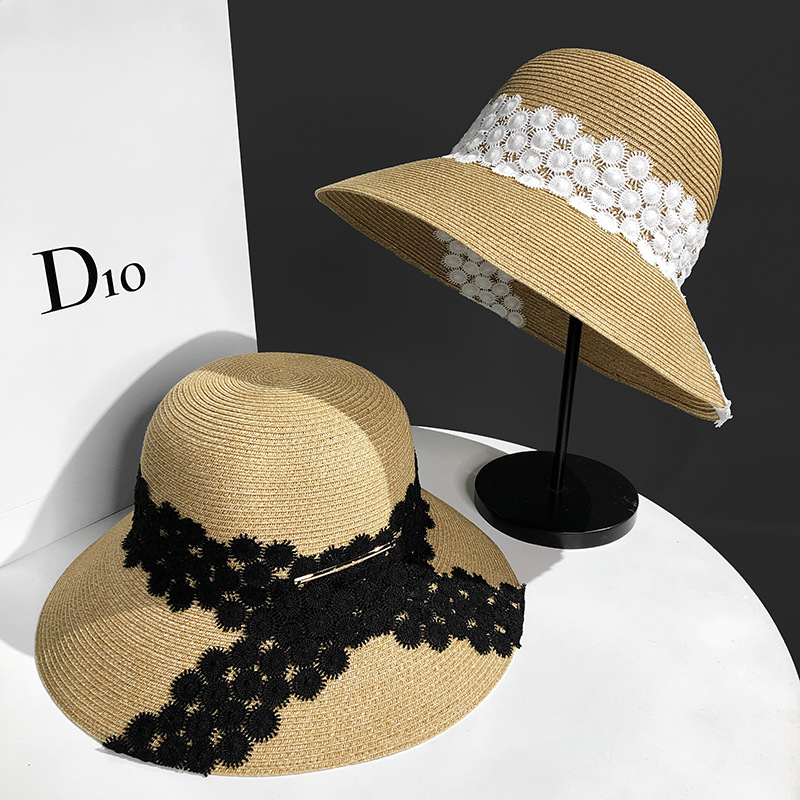 Sun UV Protection Lace Sunshade Fisherman Hat Foldable