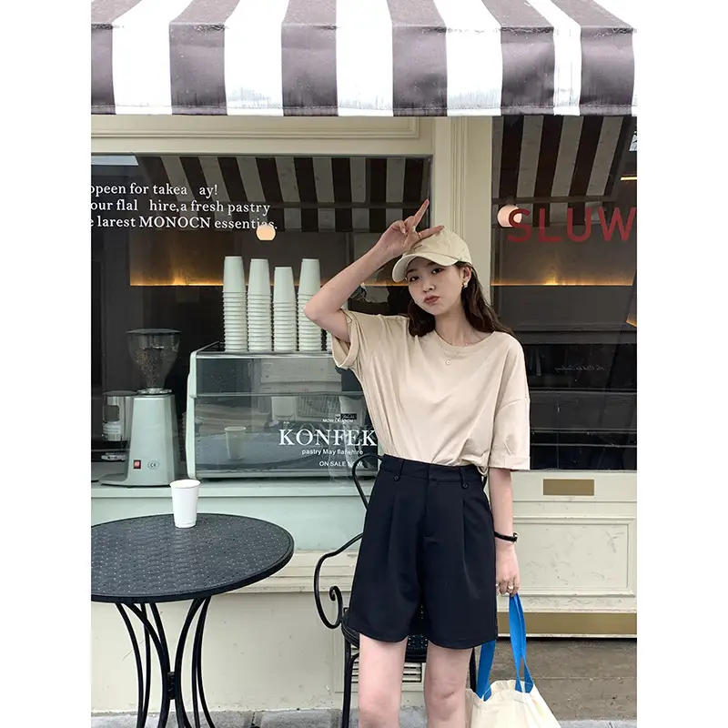 Spring Korean Style Loose Wide Leg Pants