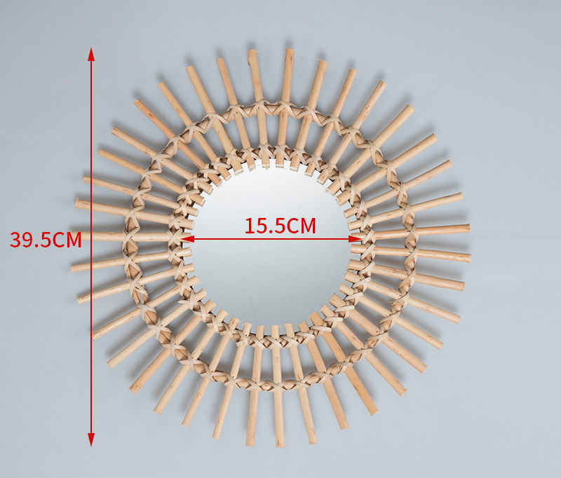 Rattan Wall Mirror, picture 2 of 4