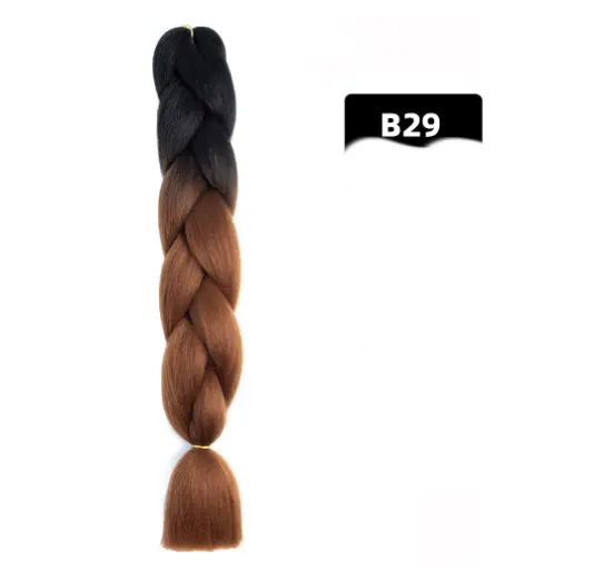 Color Big Braid African Chemical Fiber High