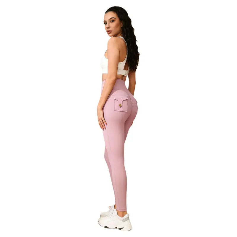 Women's Quick-Dry High-Elasticity Butt-Lifting Sports Trousers, Bare-Skin
