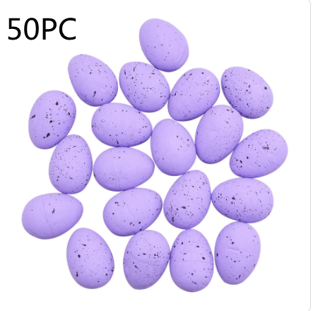 Easter Colorful Foam Simulation Bird Dove Egg - 9