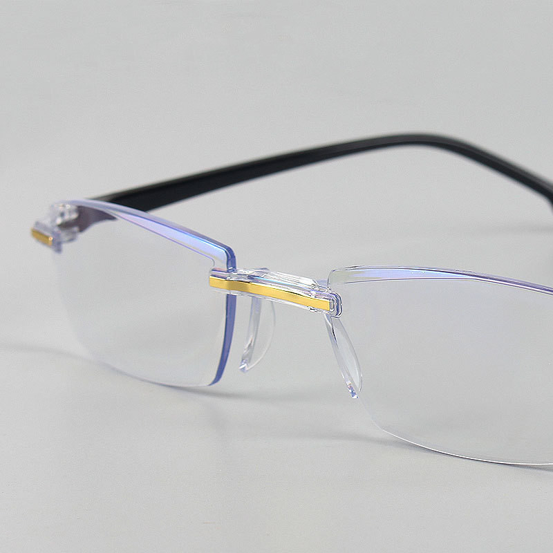 Title 5, The New Diamond Cut Edge Reading Glasses Frameless