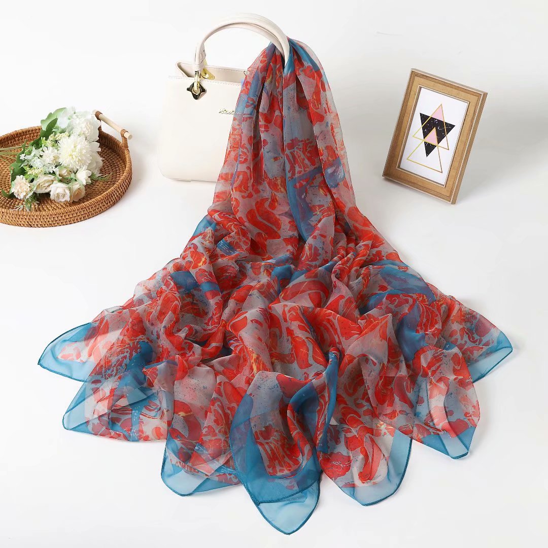 Yourou Yarn Silk Scarf Female Korean Version All-match