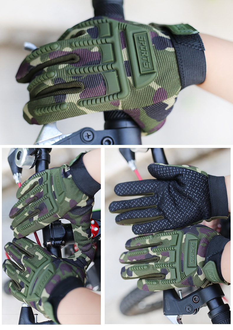 Title 4, Childrens Tactical Anti Slip All Finger Long F...